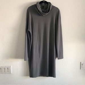 Grey Cabi Cowl Neck Sweater Dress M